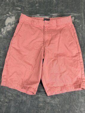 Architect Mens Coral Flat Front Shorts 30